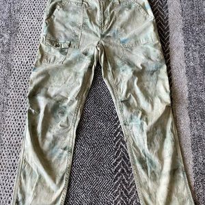 Anthropologie The wander Tie dyed cargo pants